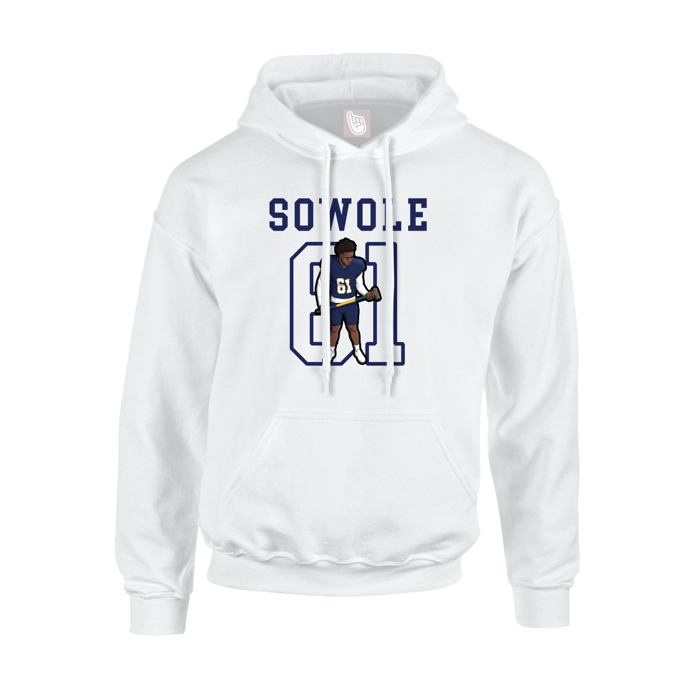 Youth Hoodie — Shirsey in White