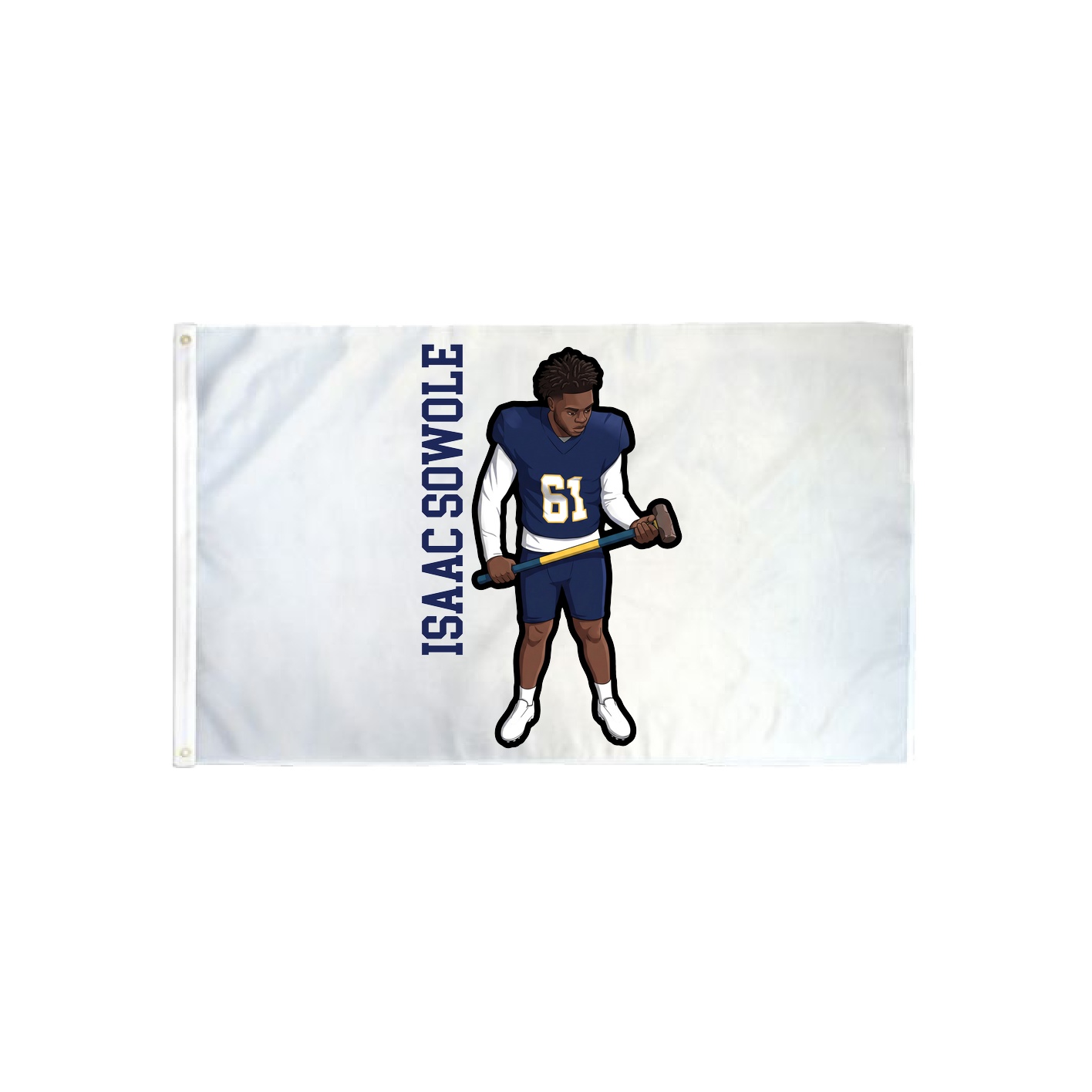 3x5 Flag — Name Vertical in Classic