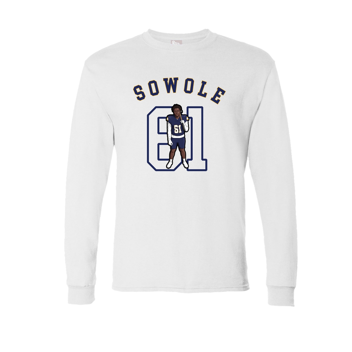 Long Sleeve Tee — Shirsey Arch in White