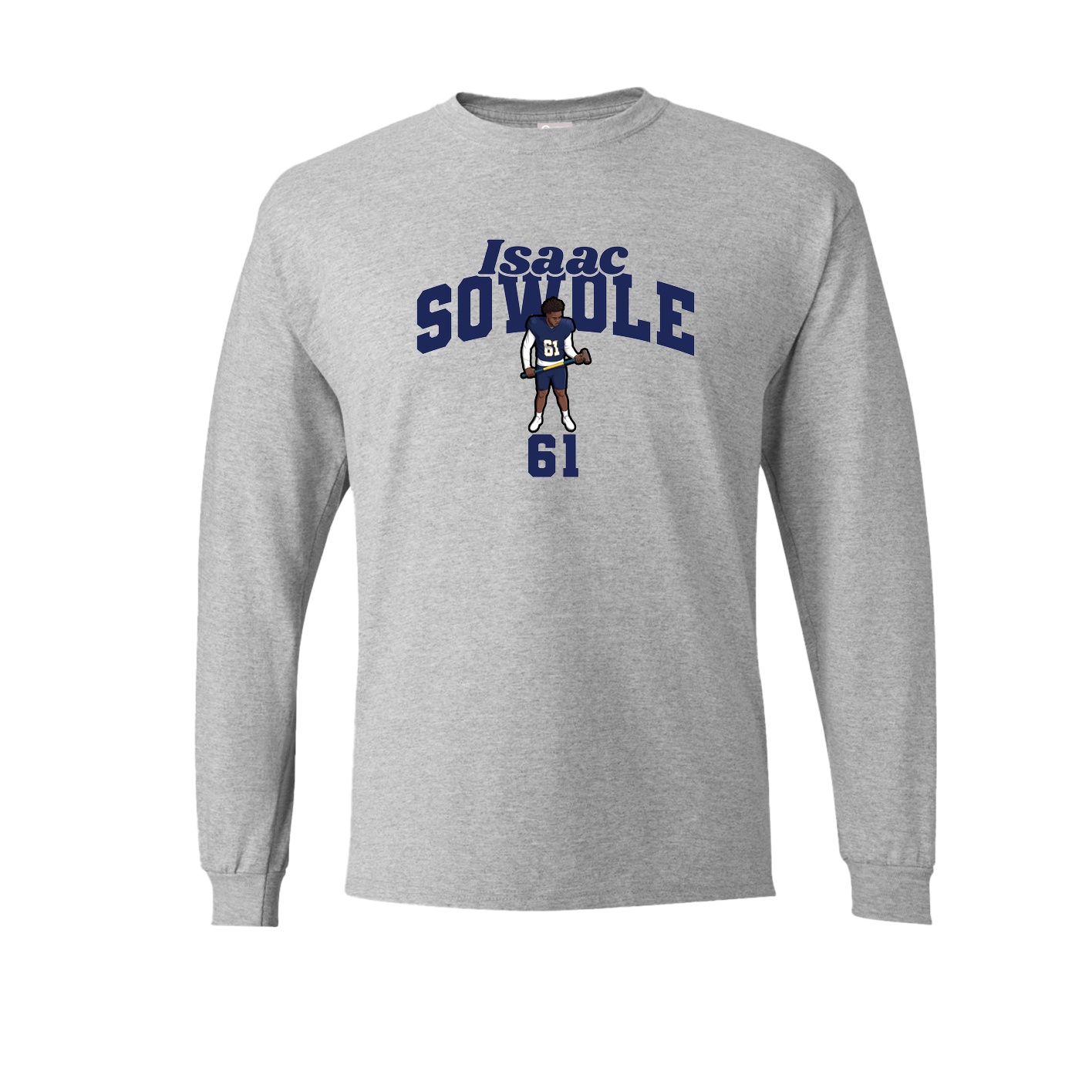 Long Sleeve Tee — Signature Arch in Grey