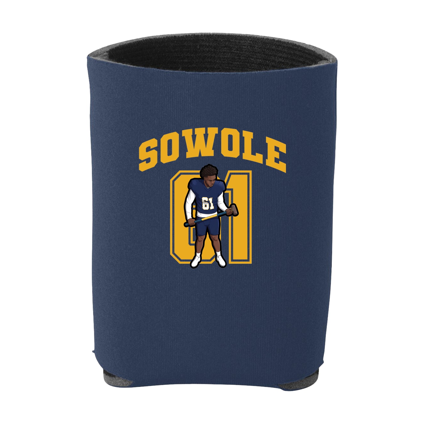 Can Holder — Number in Navy