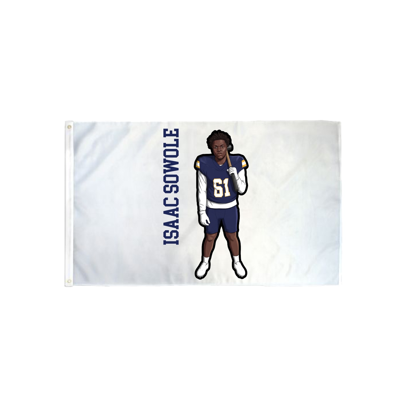 3x5 Flag — Name Vertical in Classic