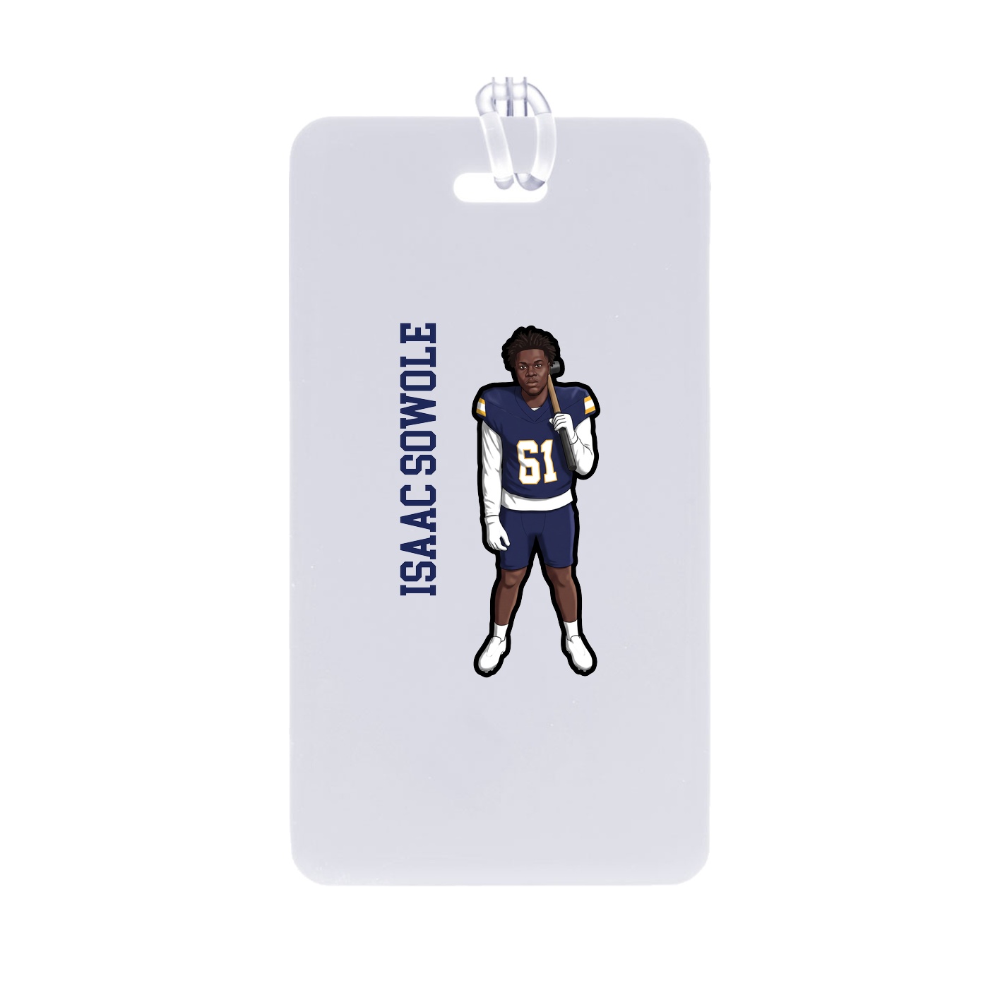Bag Tag — Name Vertical in Classic