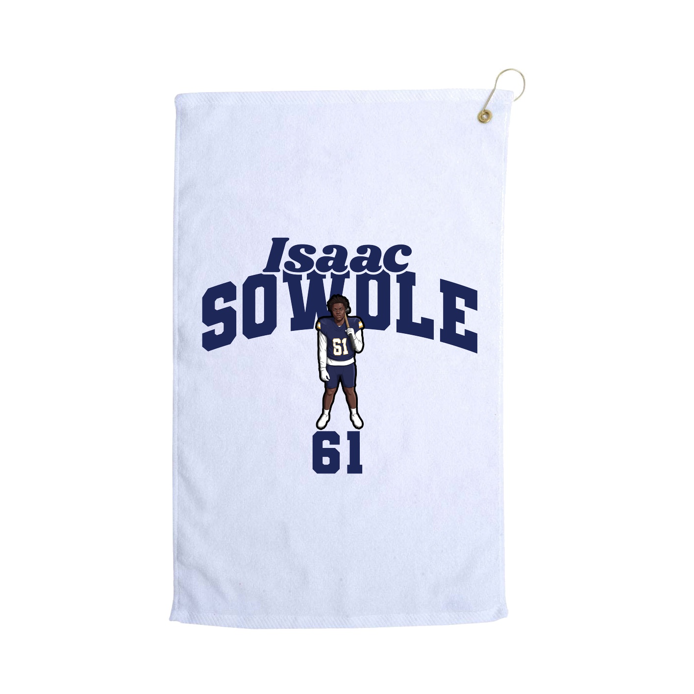 Golf Towel — Signature Arch in White