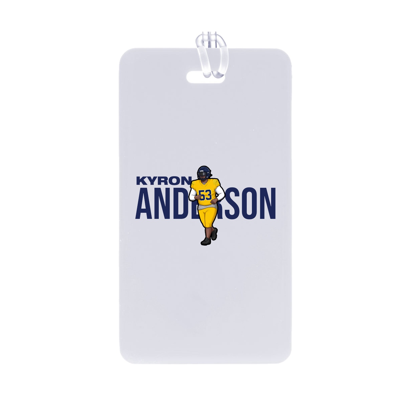 Bag Tag — Player Name in Classic