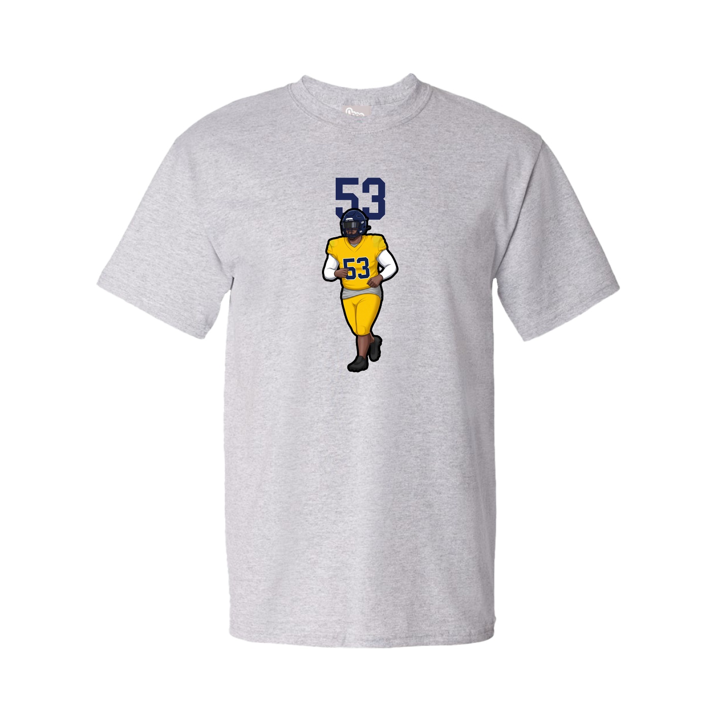 Tee — Number Top in Grey