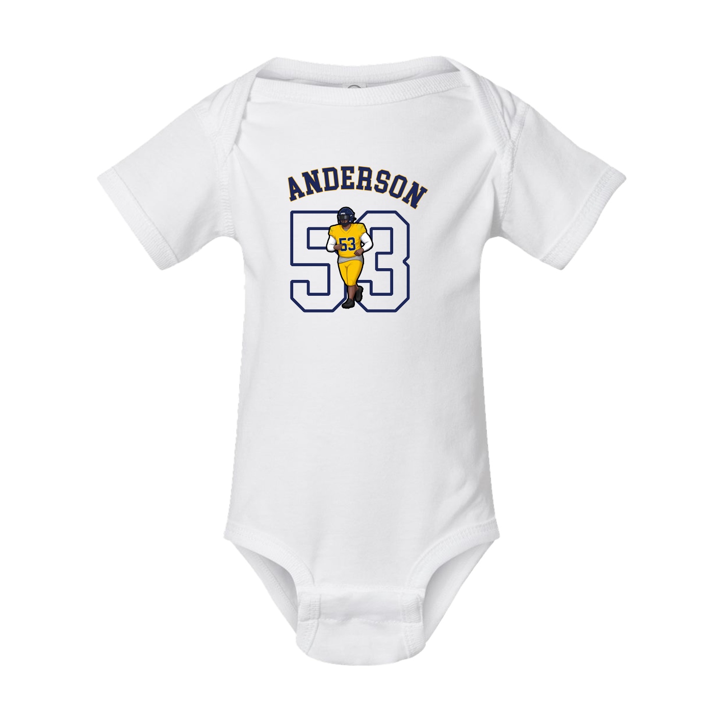 Baby Onesie — Shirsey Arch in White