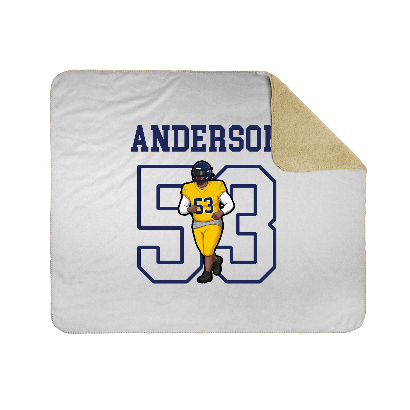 Throw Blanket — Shirsey in White