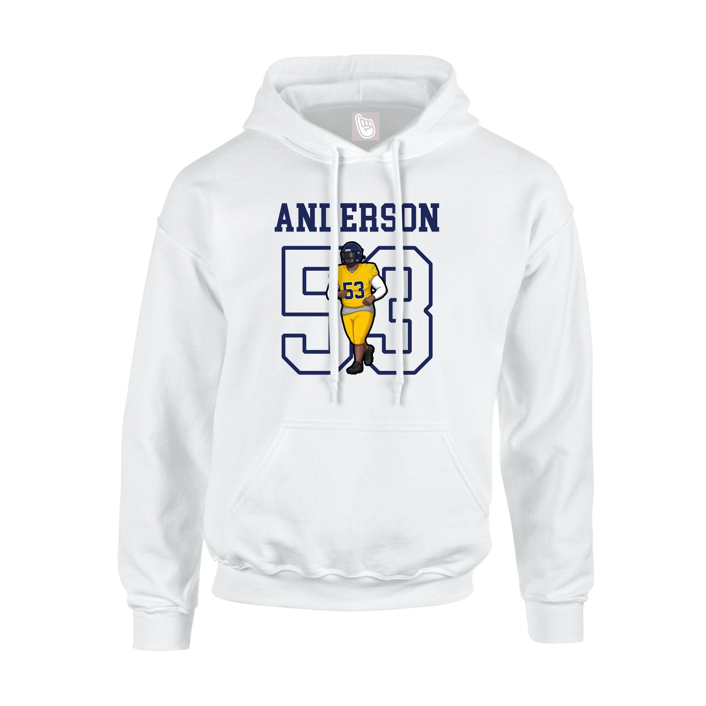 Youth Hoodie — Shirsey in White