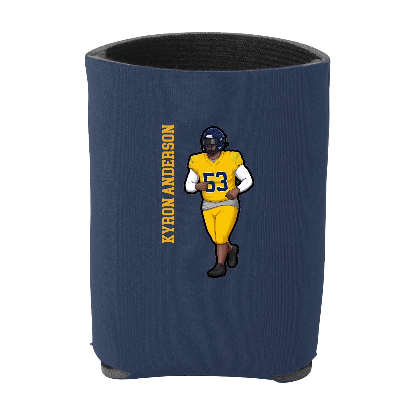 Can Holder — Name Vertical in Navy