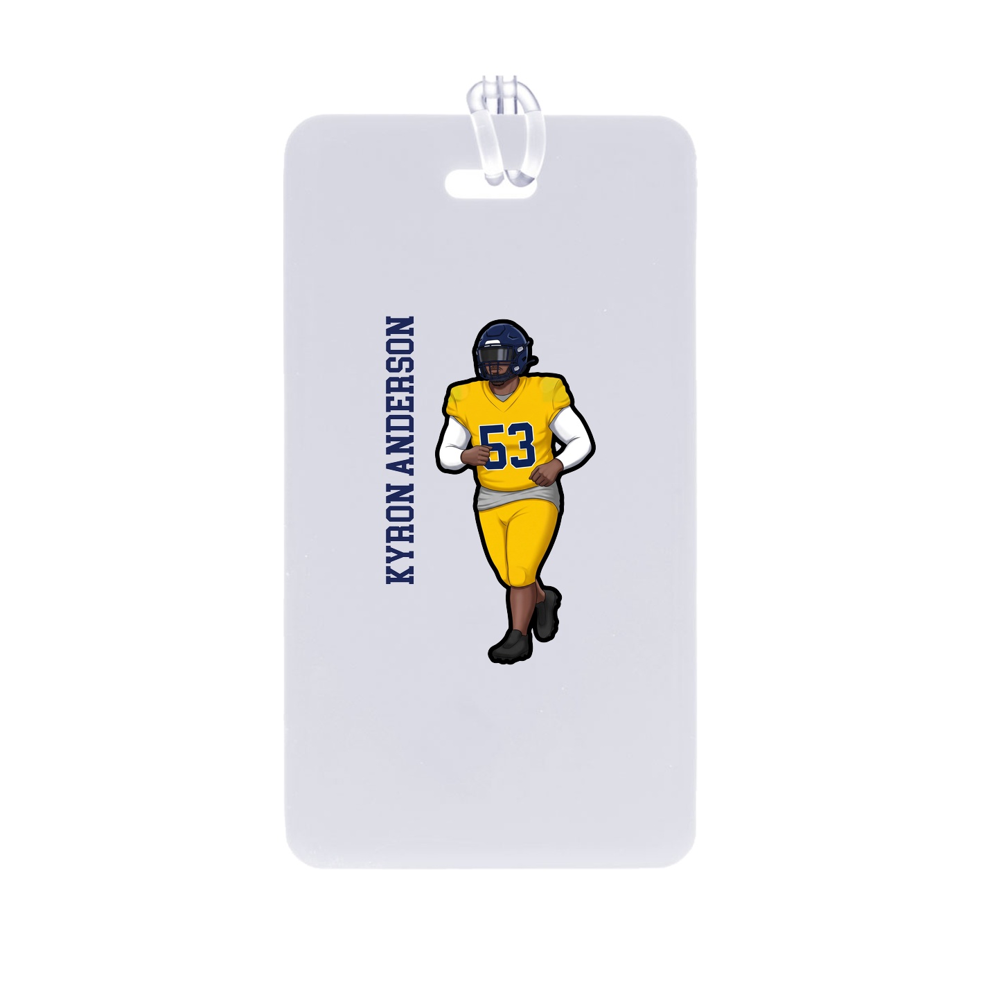 Bag Tag — Name Vertical in Classic