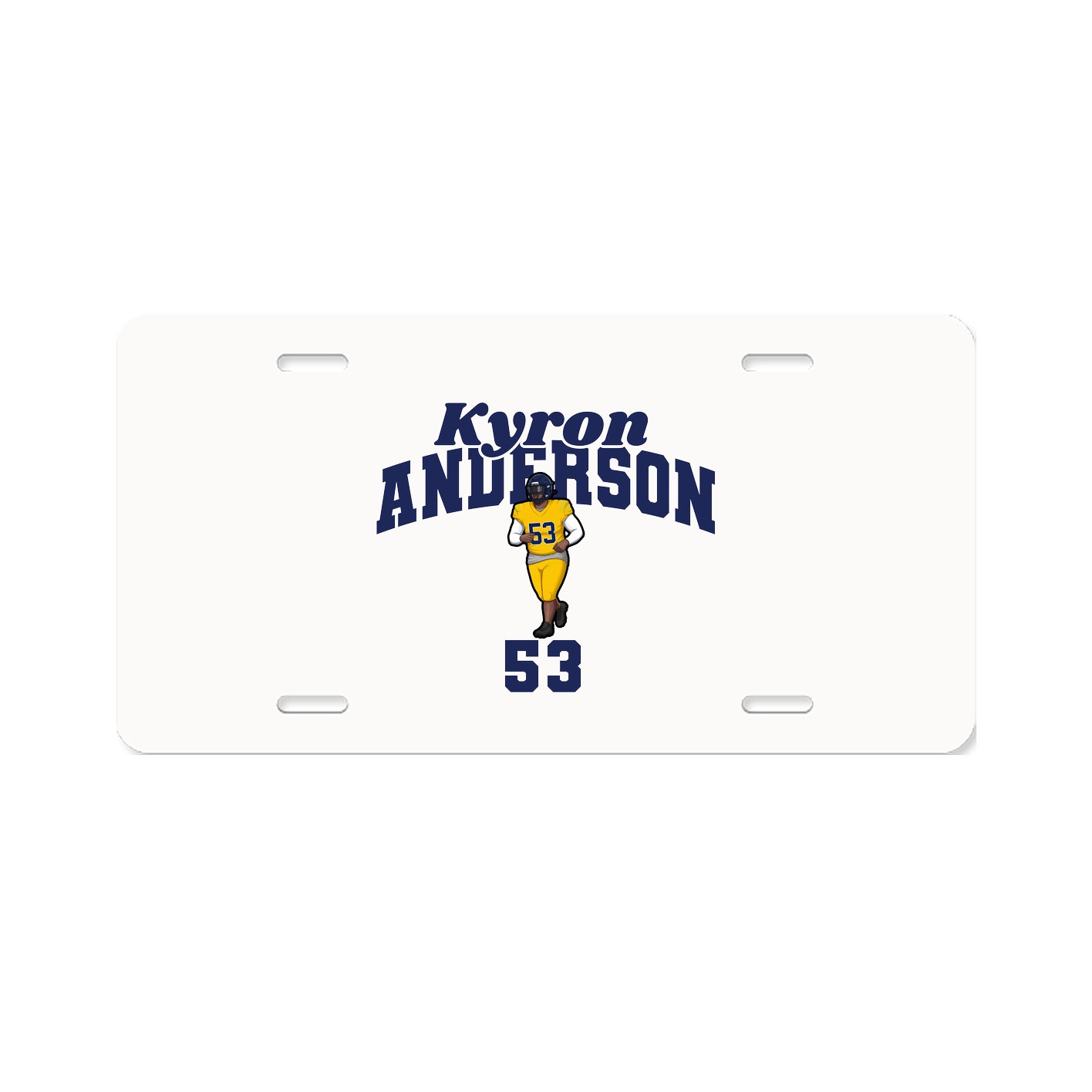 License Plate — Signature Arch in Classic