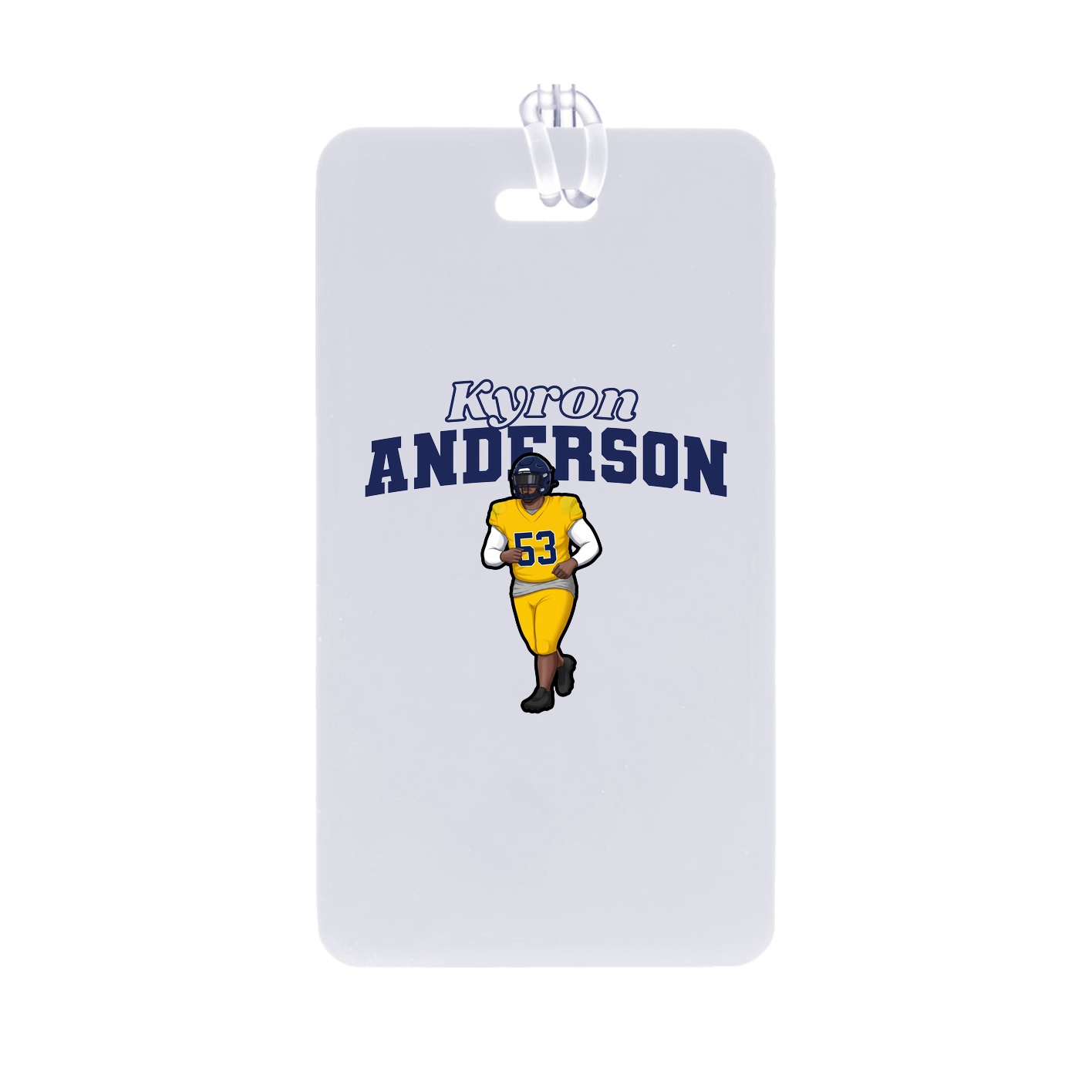 Bag Tag — Name Arch in Classic