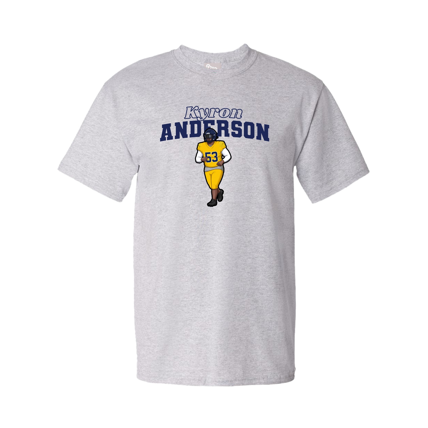 Tee — Name Arch in Grey