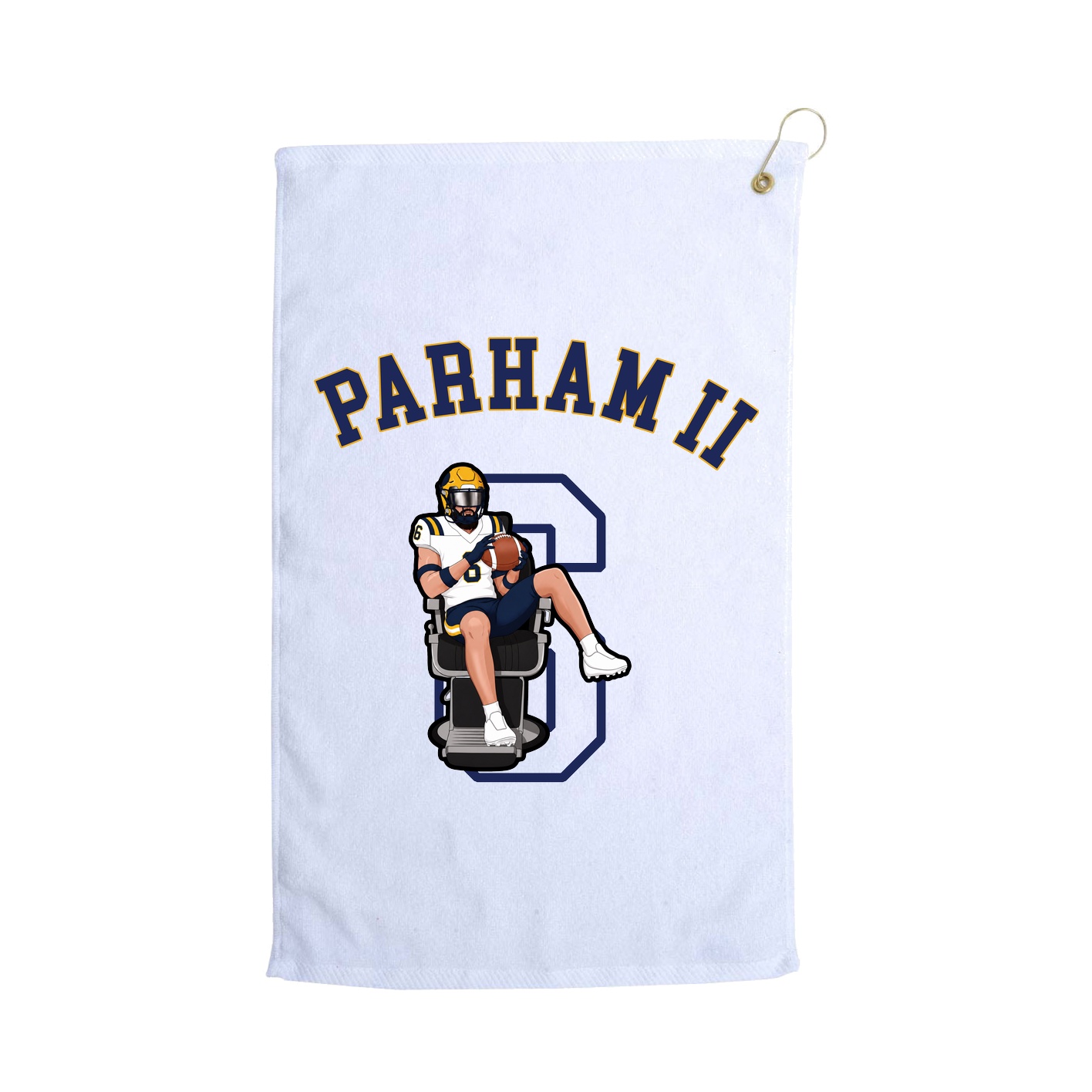 Golf Towel — Shirsey Arch in White