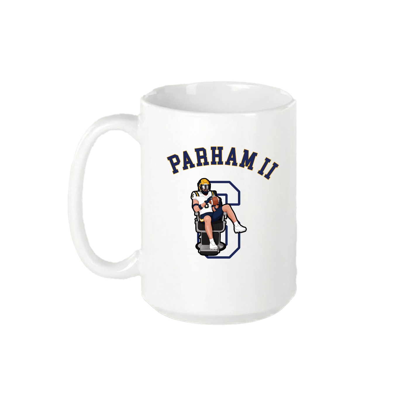 15oz Coffee Mug — Shirsey Arch in White