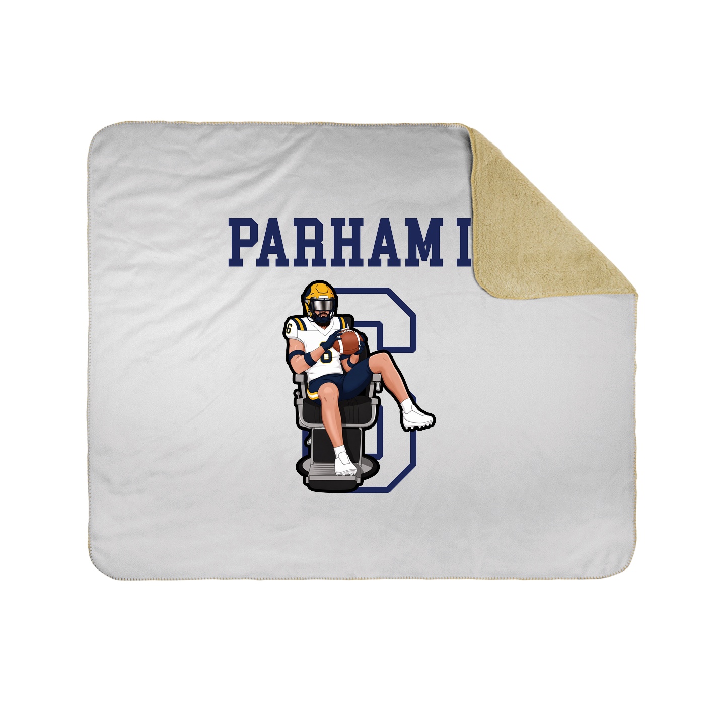 Throw Blanket — Shirsey in White