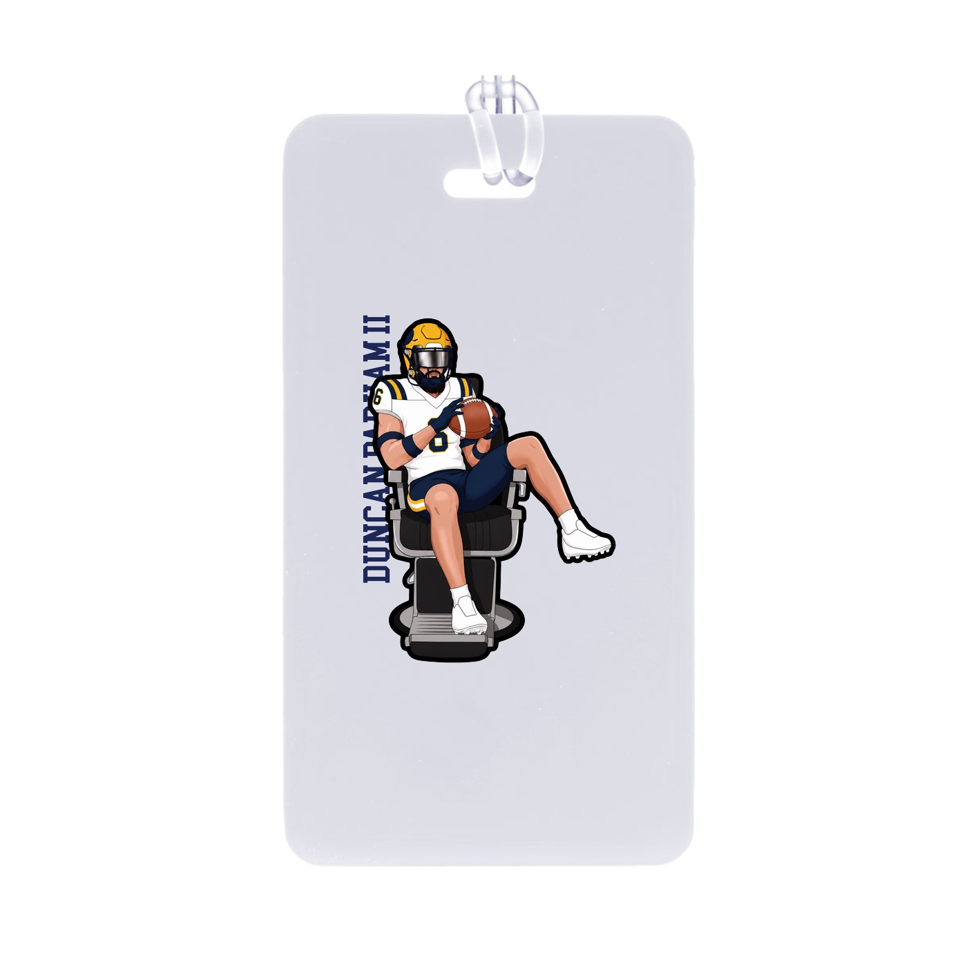 Bag Tag — Name Vertical in Classic
