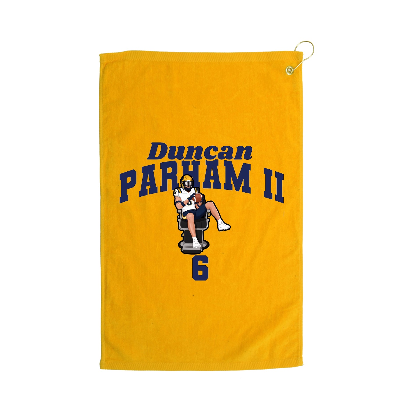 Golf Towel — Signature Arch in Gold