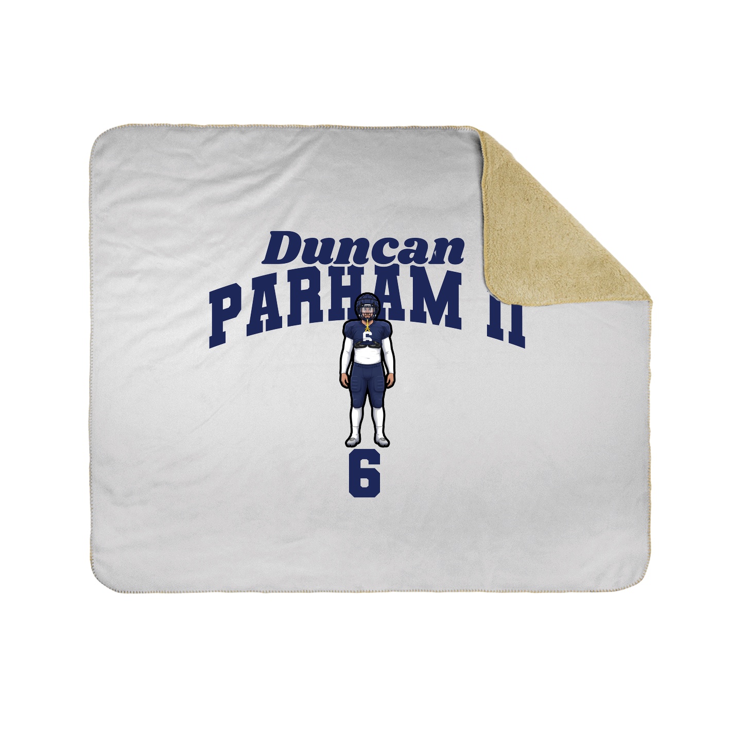 Throw Blanket — Signature Arch in White