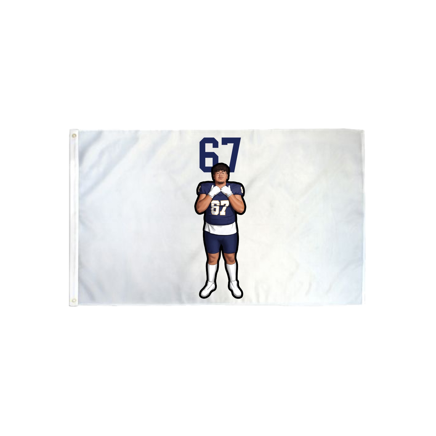 3x5 Flag — Number Top in Classic