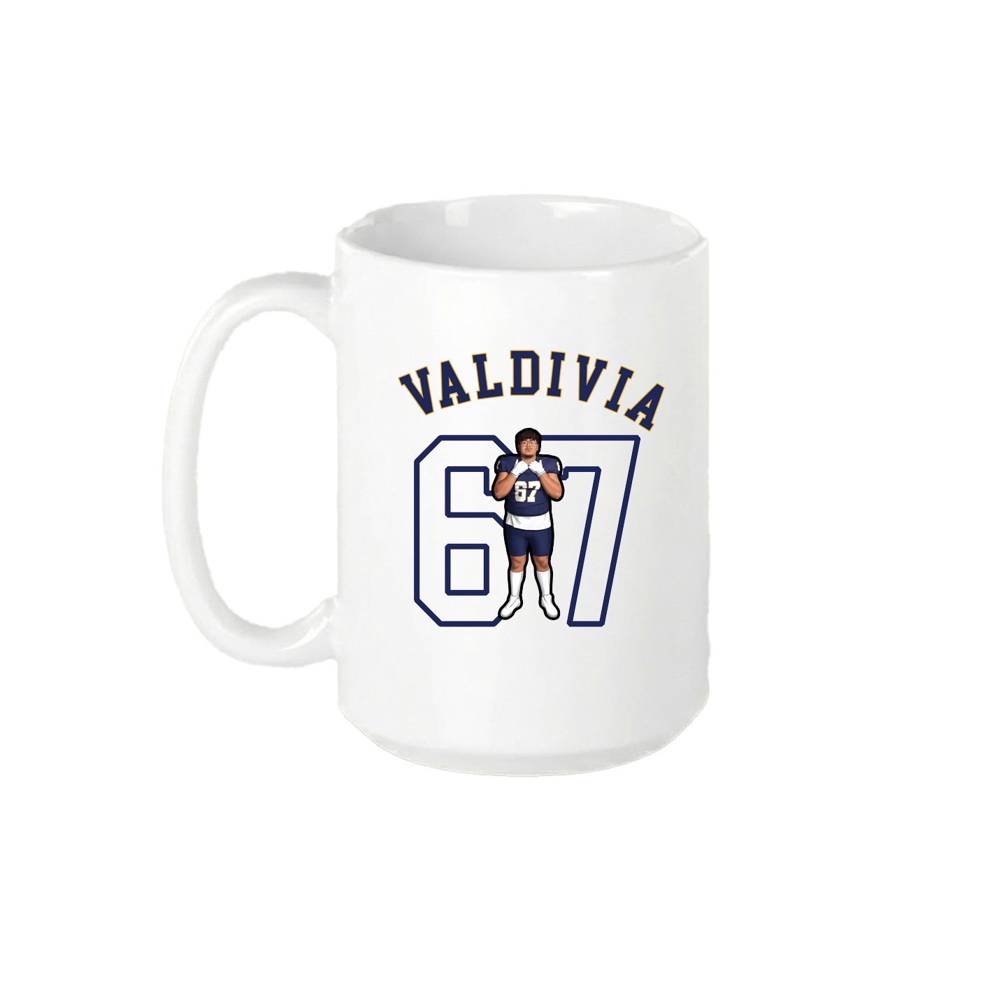15oz Coffee Mug — Shirsey Arch in White