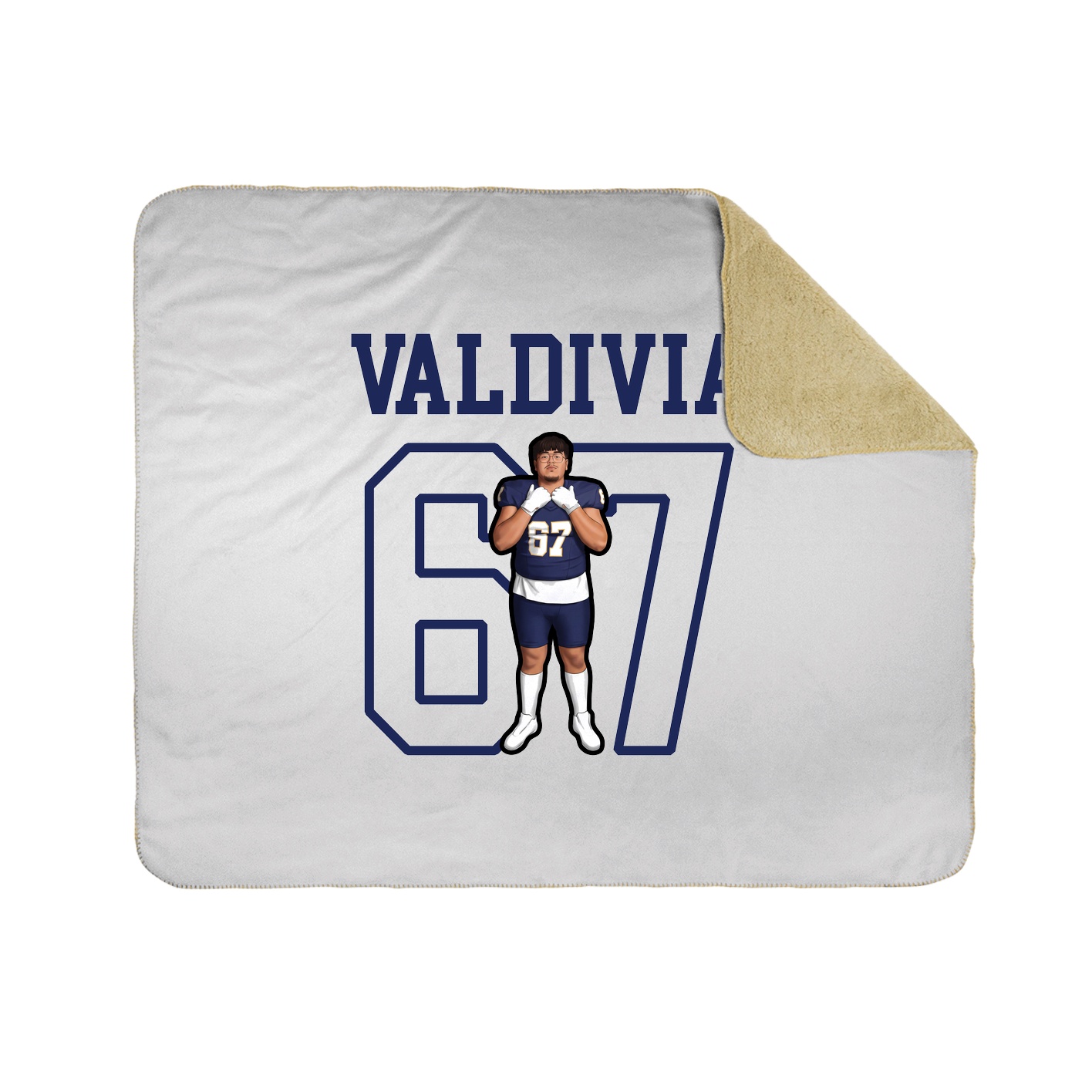 Throw Blanket — Shirsey in White