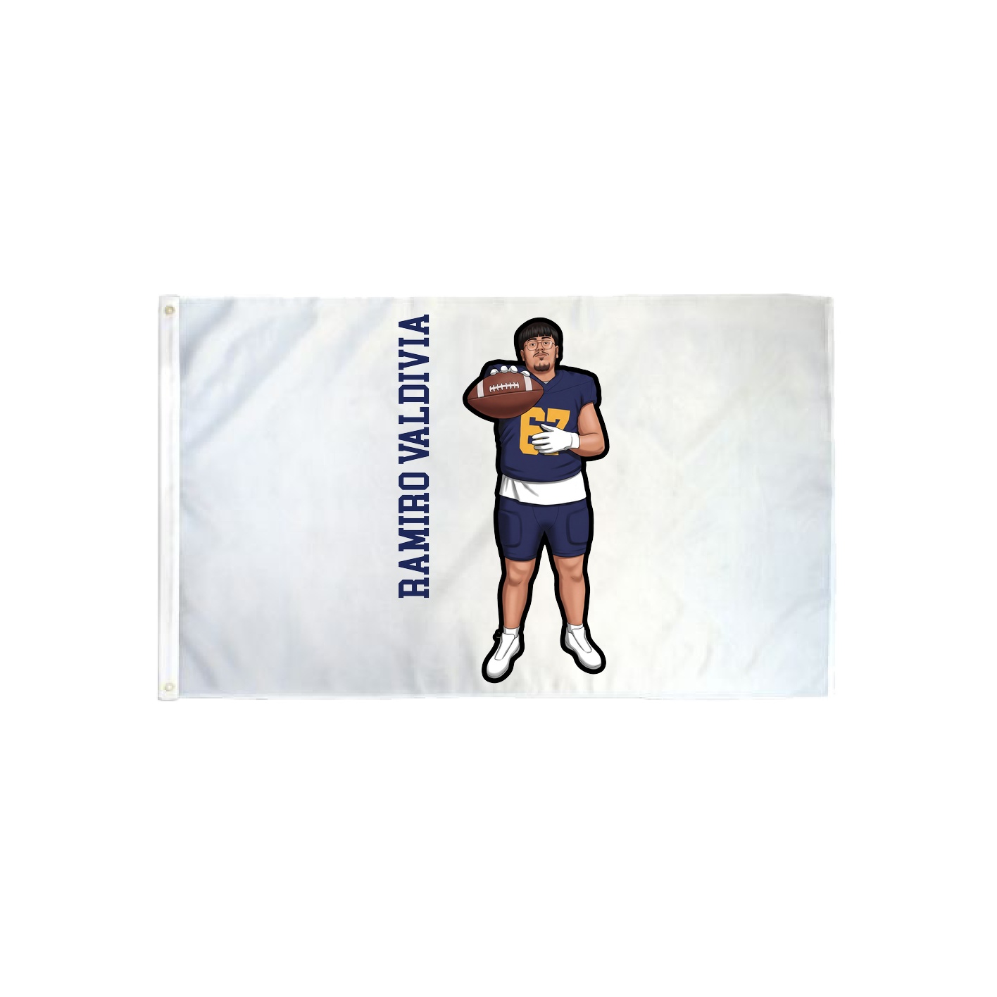 3x5 Flag — Name Vertical in Classic
