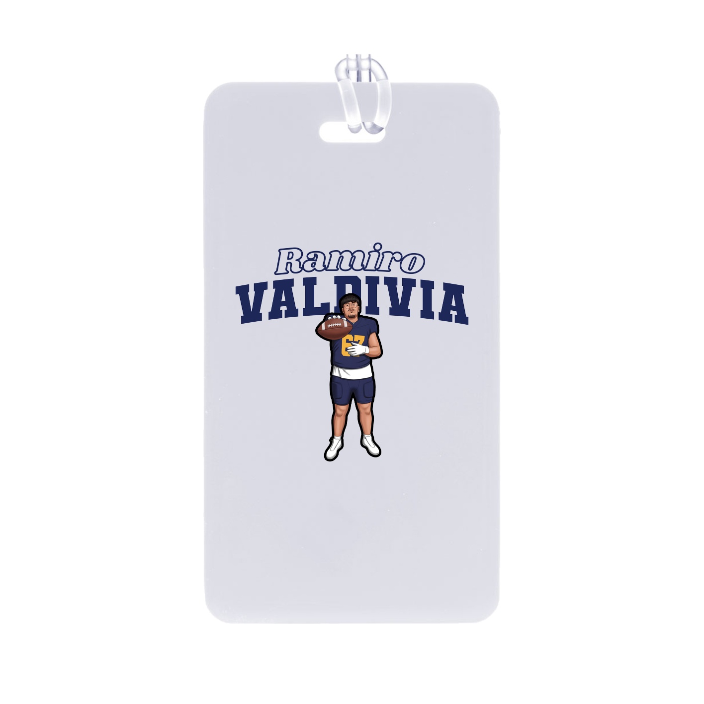 Bag Tag — Name Arch in Classic
