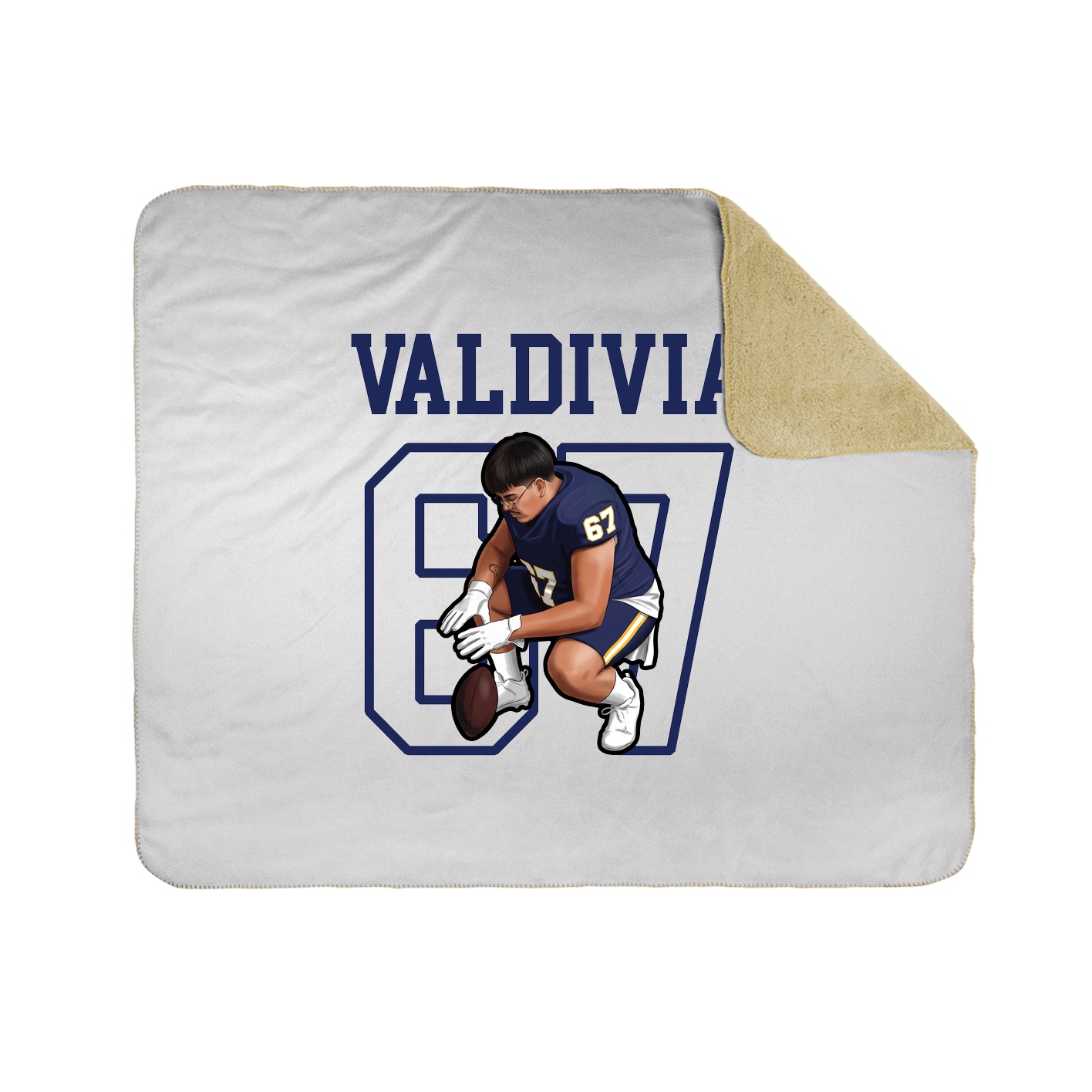 Throw Blanket — Shirsey in White