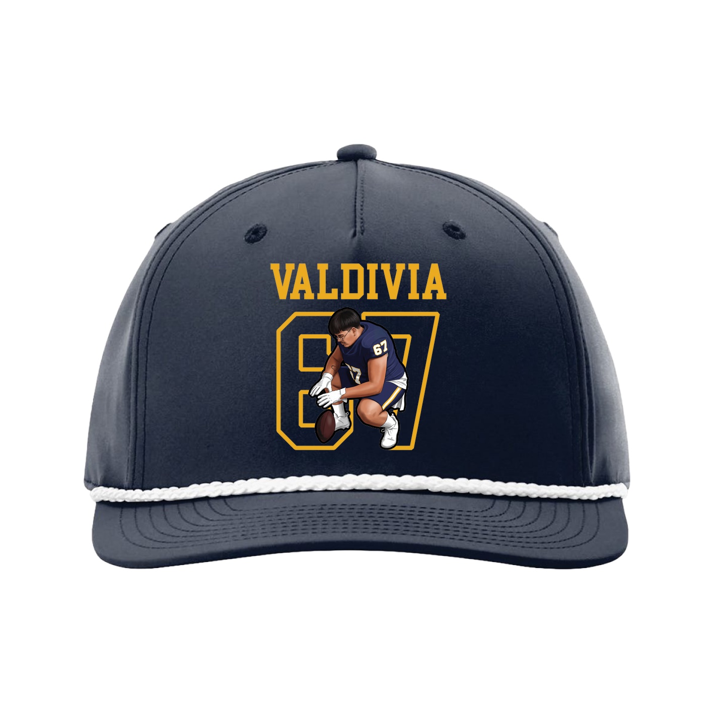 Five-Panel Classic Rope Cap — Shirsey in Navy