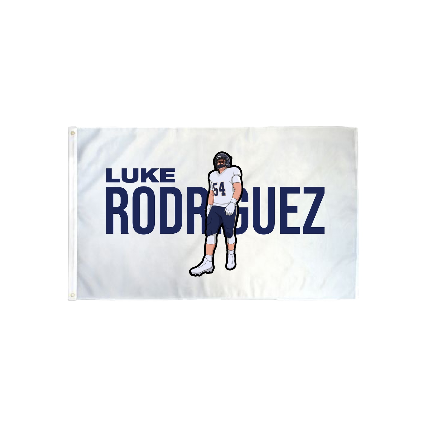 3x5 Flag — Player Name in Classic