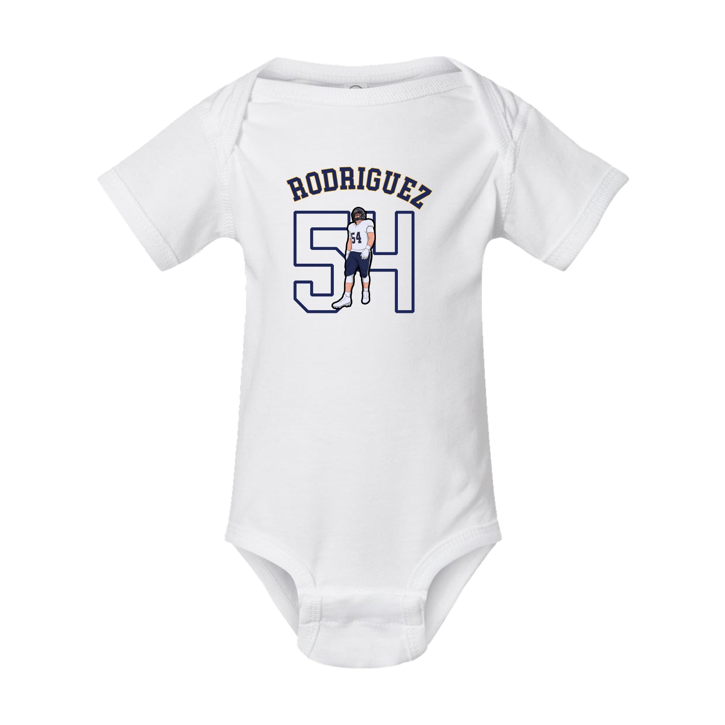 Baby Onesie — Shirsey Arch in White