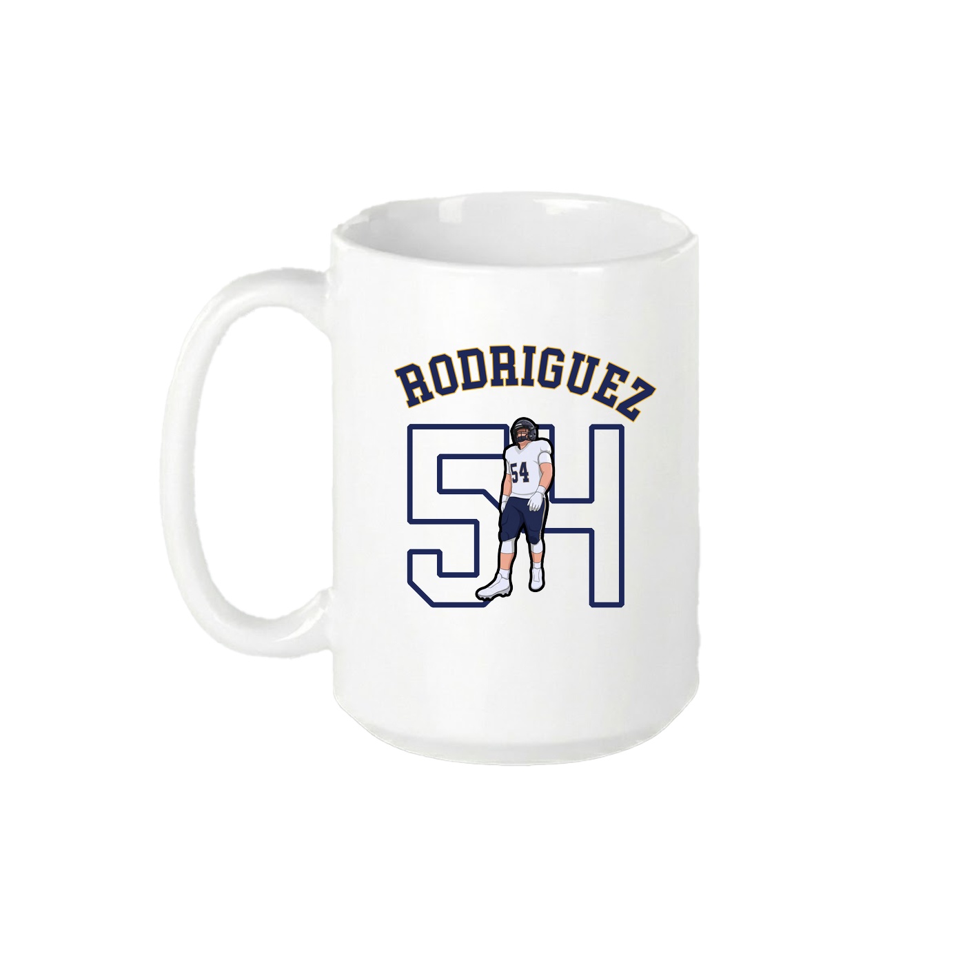 15oz Coffee Mug — Shirsey Arch in White