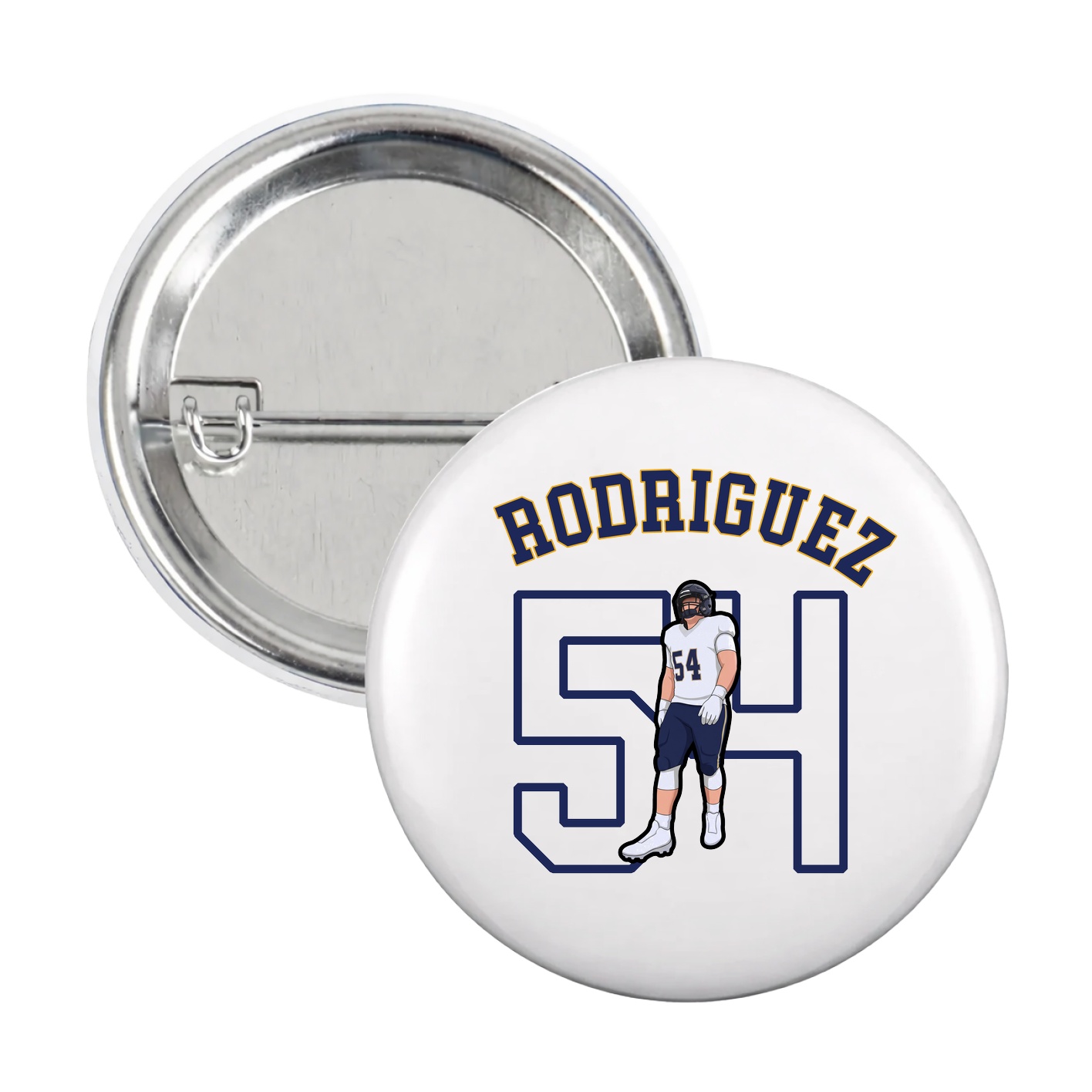 Game Day Button — Shirsey Arch in White