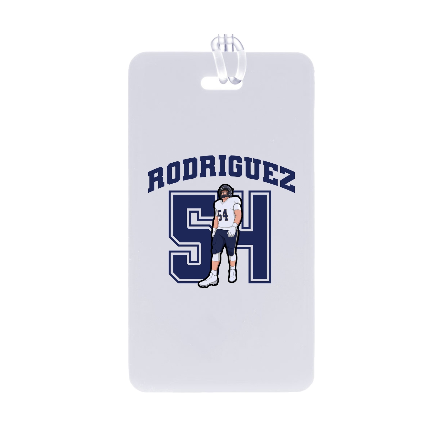 Bag Tag — Number in Classic