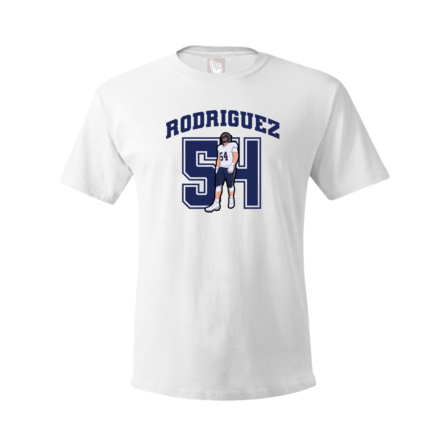 Tee — Number in White