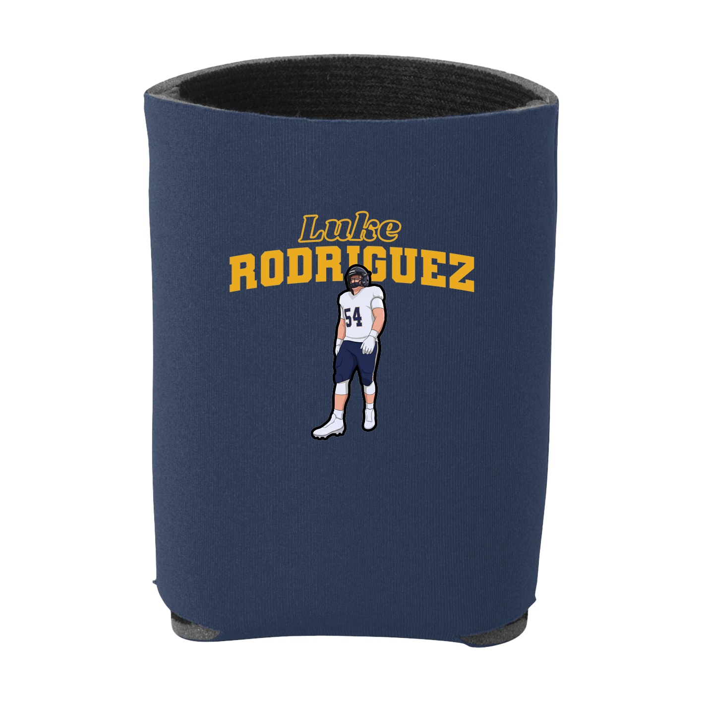 Can Holder — Name Arch in Navy