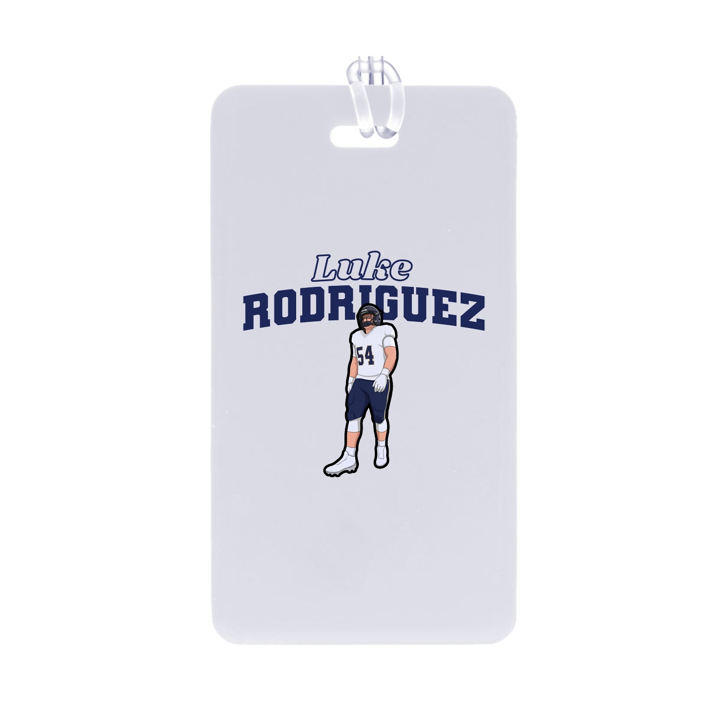 Bag Tag — Name Arch in Classic