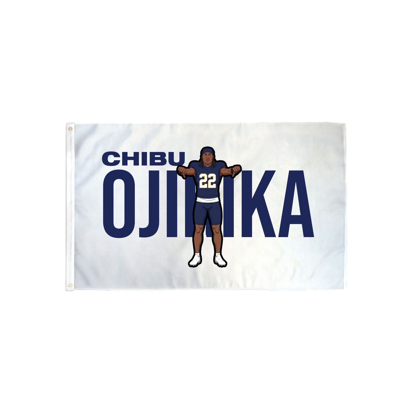 3x5 Flag — Player Name in Classic