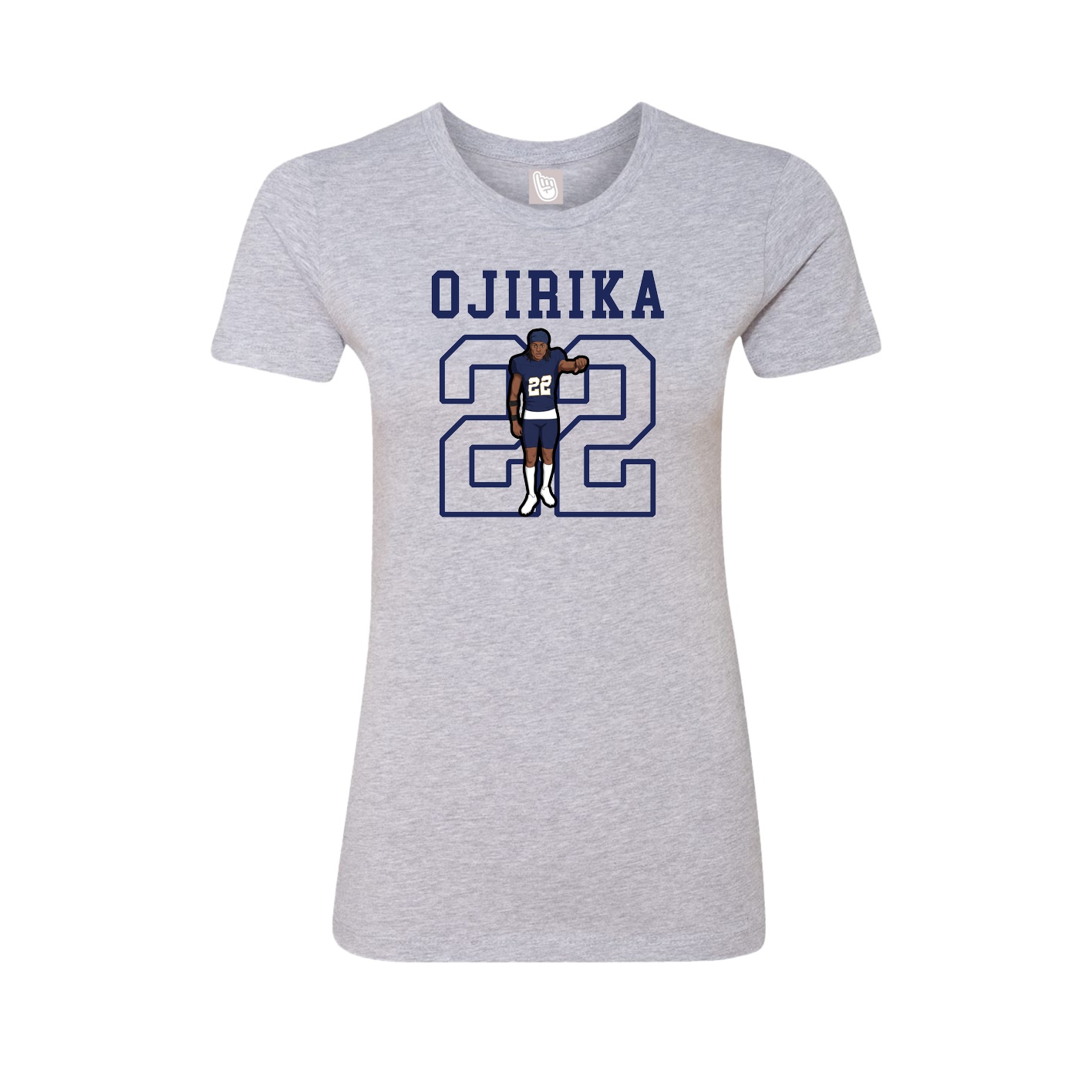 Fitted Women's Tee — Shirsey in Grey