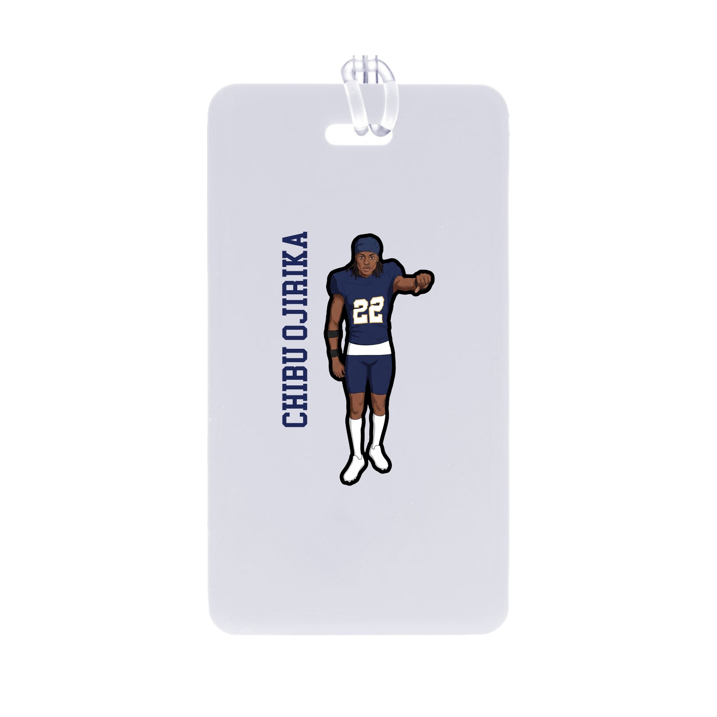 Bag Tag — Name Vertical in Classic