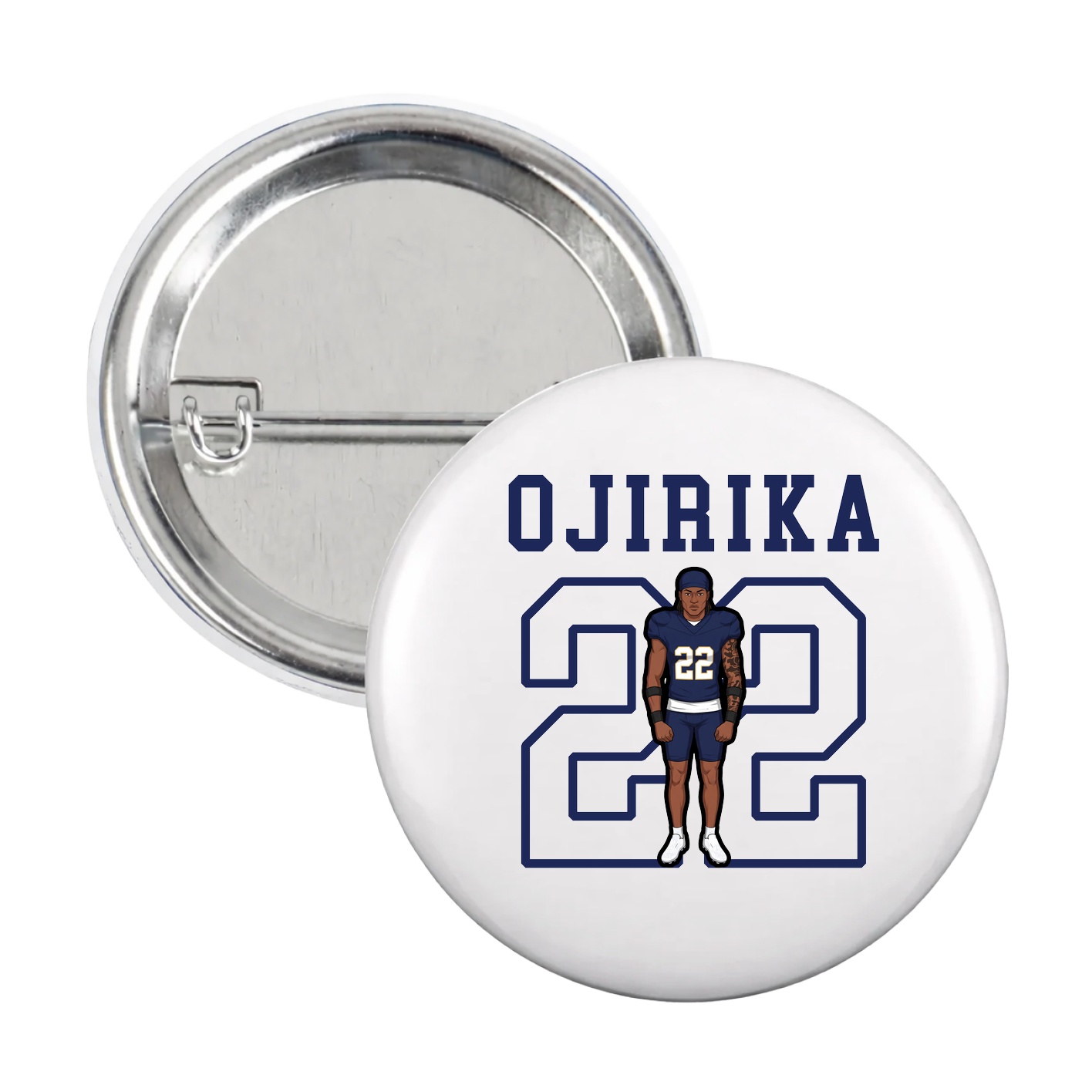 Game Day Button — Shirsey in White