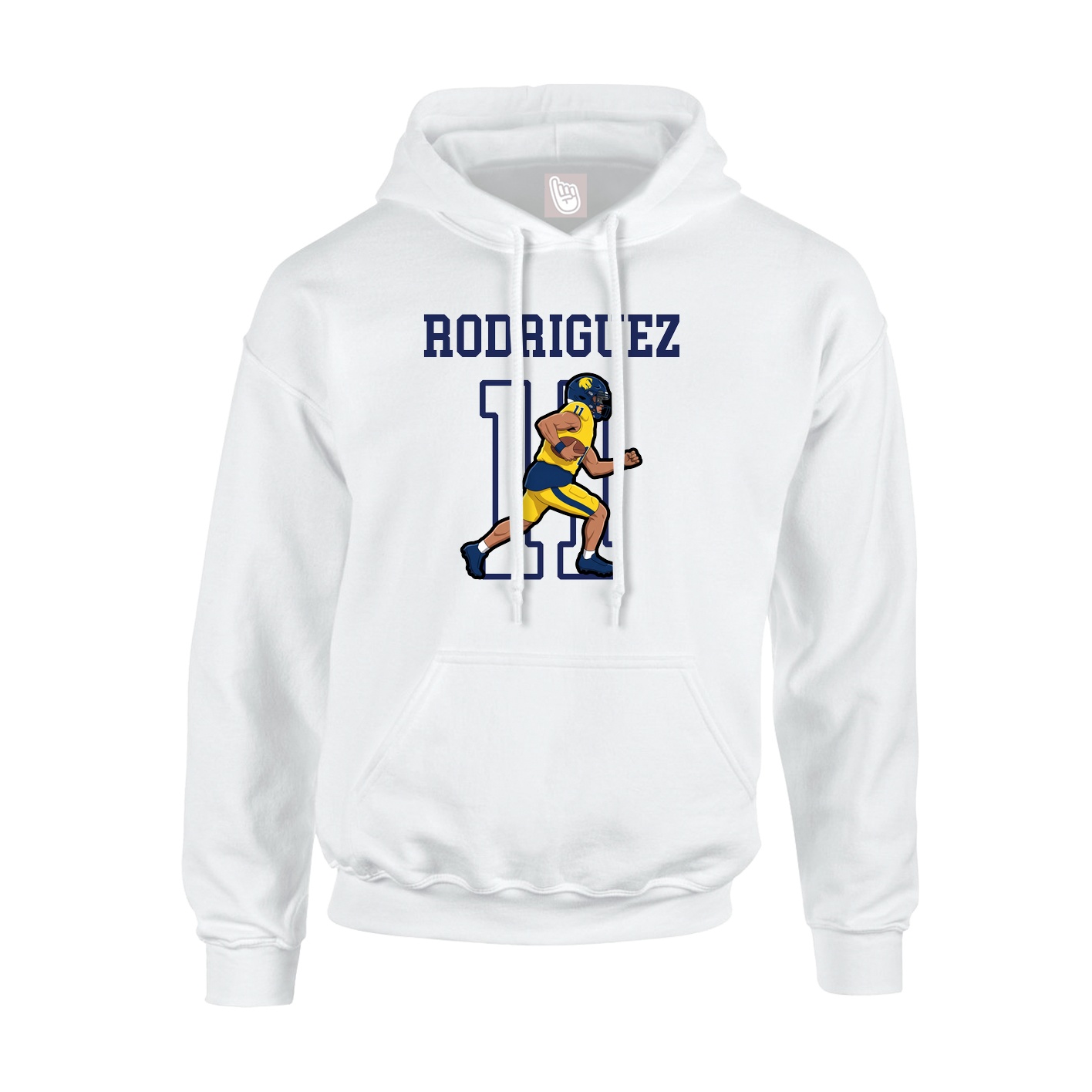 Hoodie — Shirsey in White