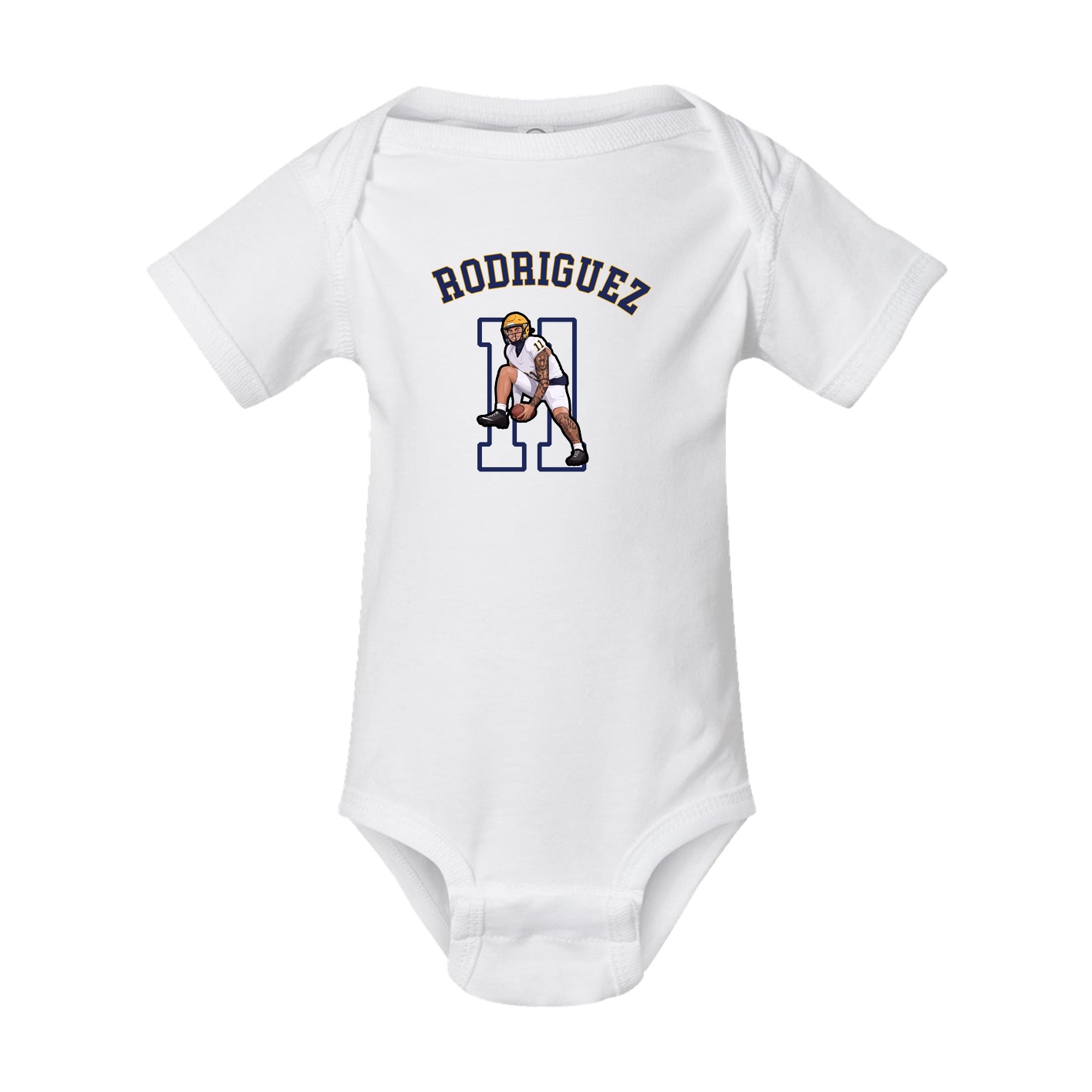 Baby Onesie — Shirsey Arch in White