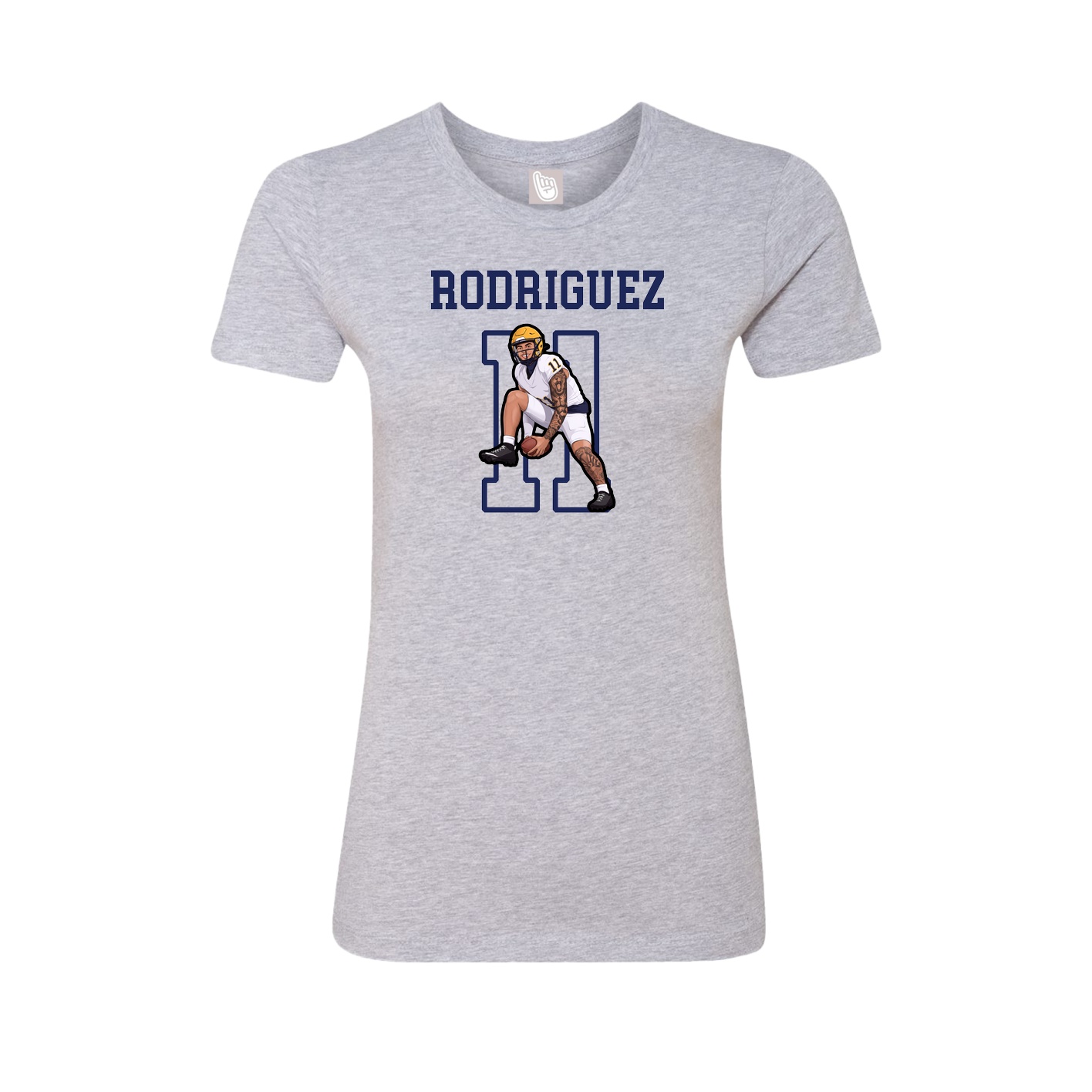 Fitted Women's Tee — Shirsey in Grey