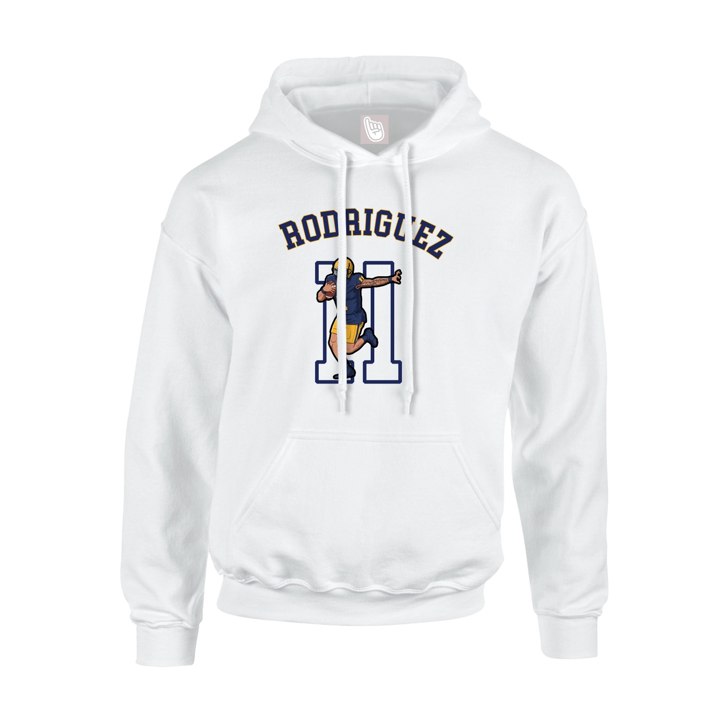 Youth Hoodie — Shirsey Arch in White