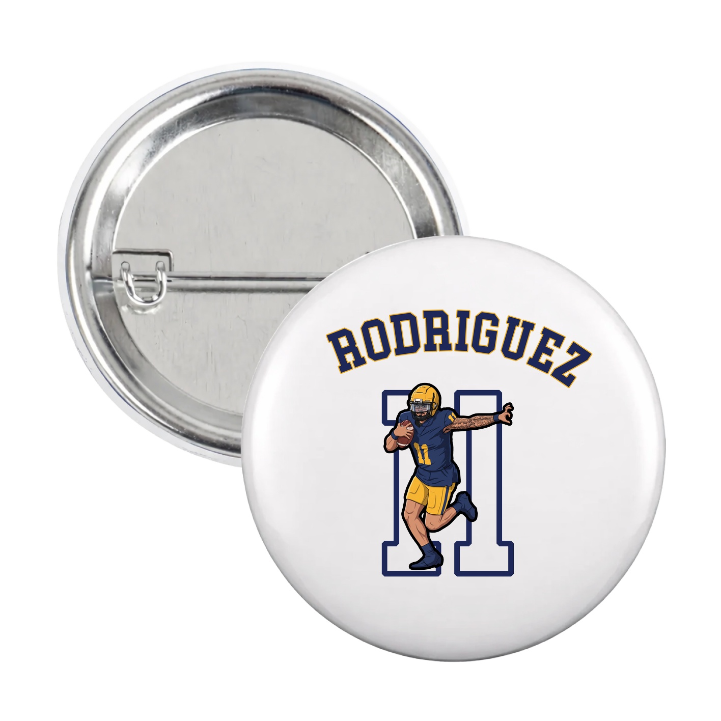 Game Day Button — Shirsey Arch in White