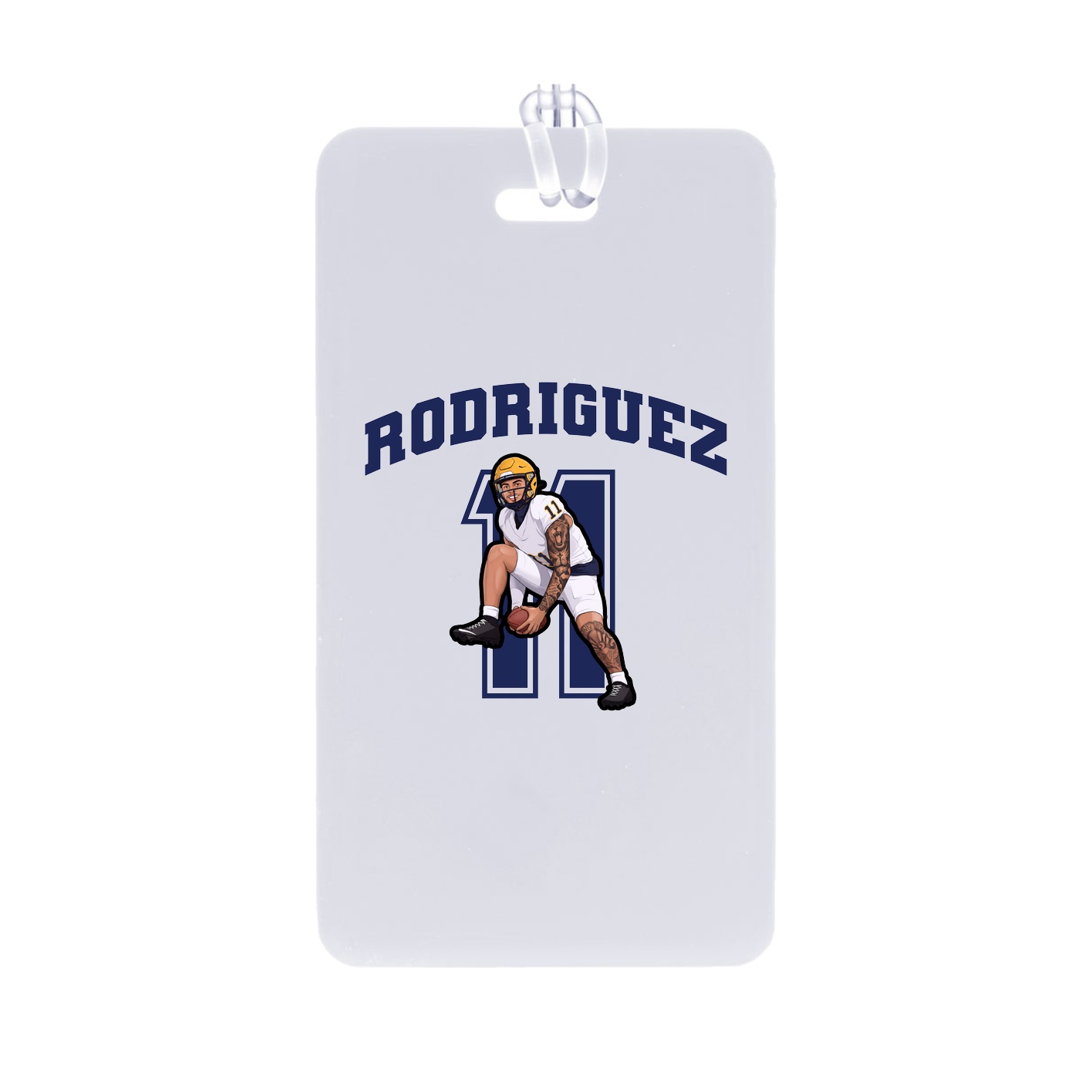 Bag Tag — Number in Classic