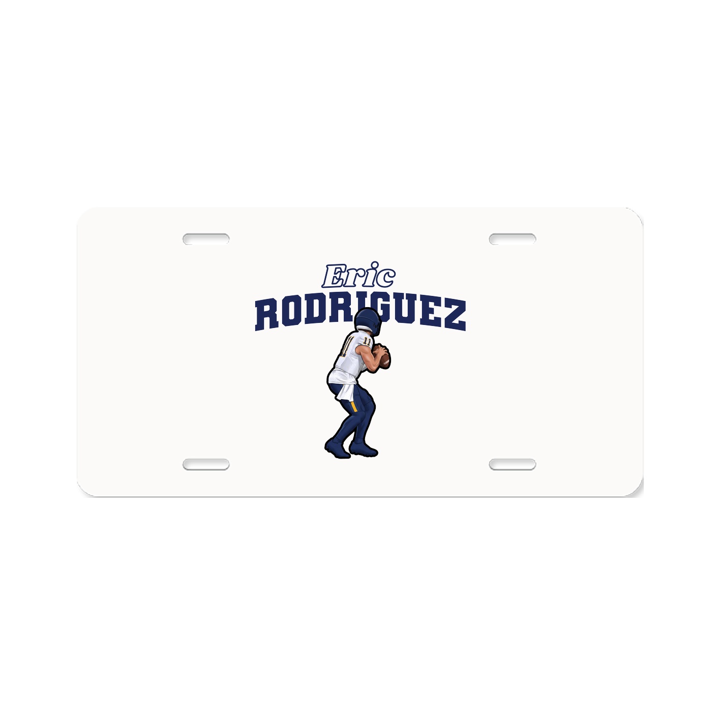 License Plate — Name Arch in Classic